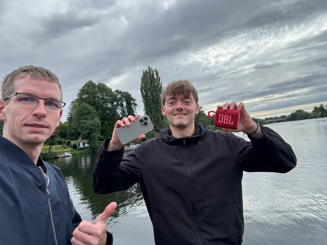 Iphone gerettet. Besitzer happy